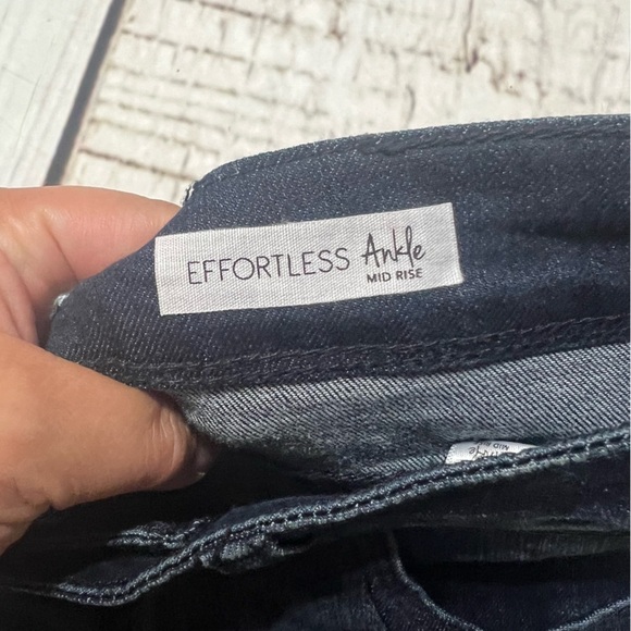 KENSIE EFFORTLESS ANKLE LENGTH MID RISE SKINNY JEANS size 6 or 28 EUC - Picture 6 of 14